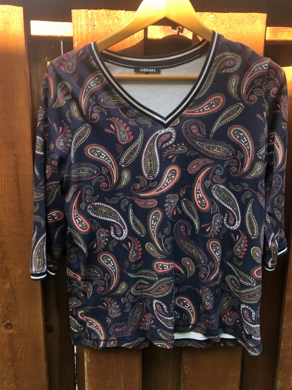 Olsen top, size 12